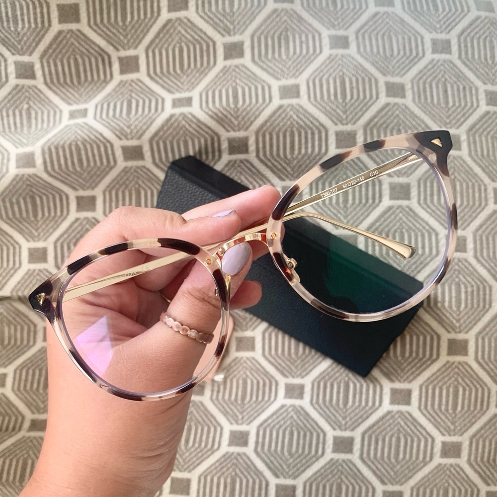 TIJN tortoise shell blue light filter glasses